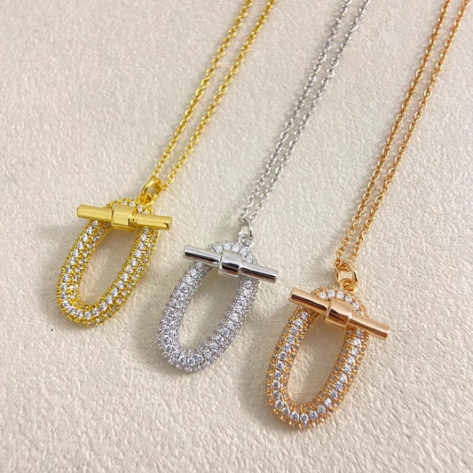 [⭐Sparkve]HM DIAMOND NECKLACE