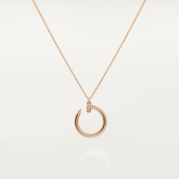 [⭐Sparkve]JUSTE NECKLACE PINK GOLD