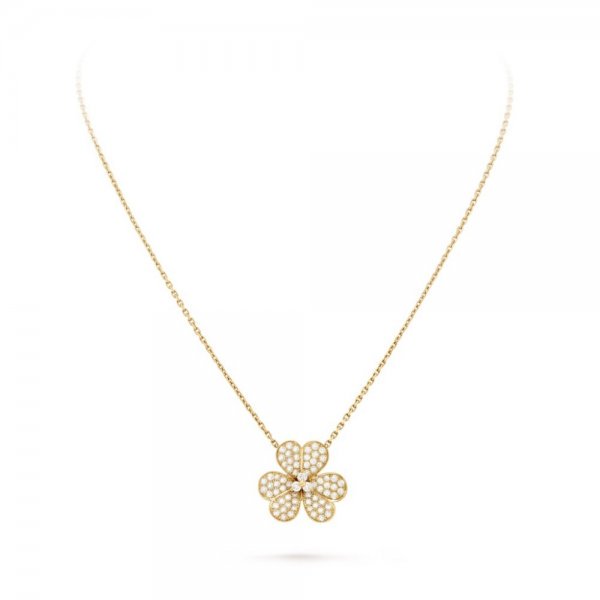 [⭐Sparkve]FLOWER DIAMOND NECKLACE