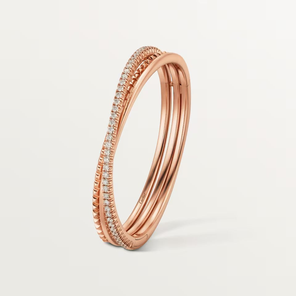 [⭐Sparkve]ETINCELLE HALF-PAVED DIAMOND BRACELET