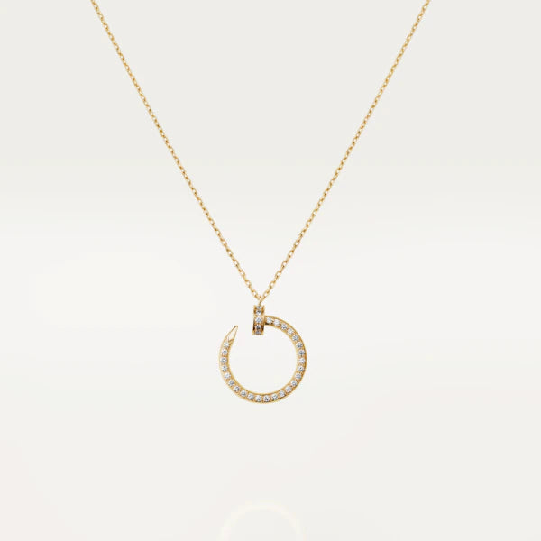 [⭐Sparkve]JUSTE NECKLACE GOLD DIAMONDS