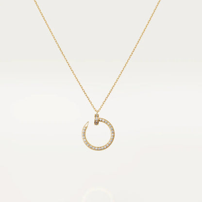 [⭐Sparkve]JUSTE NECKLACE GOLD DIAMONDS
