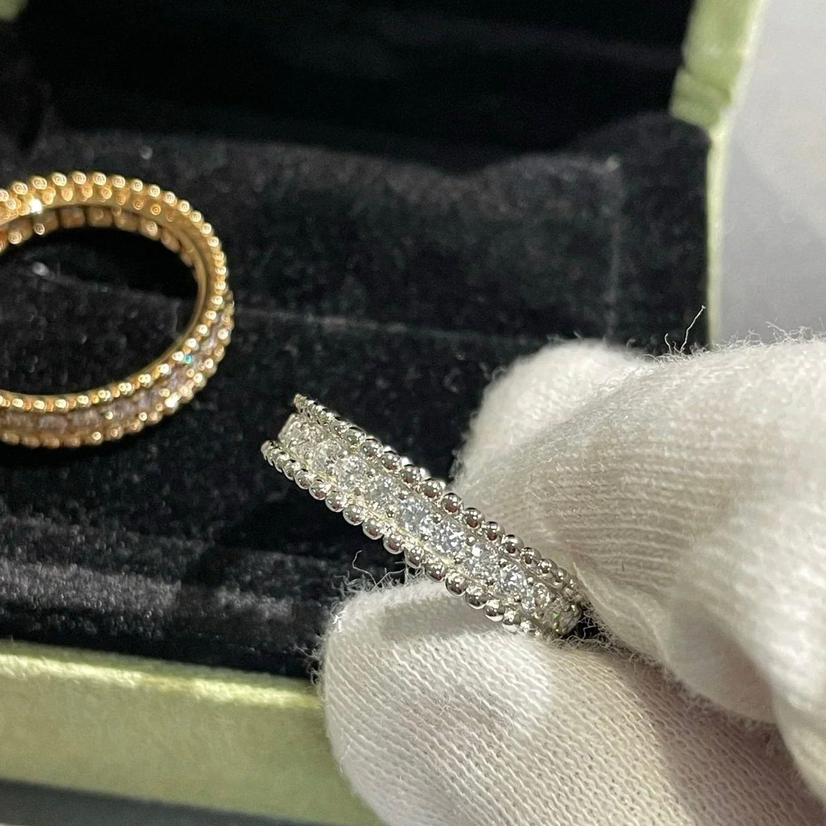 [⭐Sparkve]PERLEE DIAMOND ROSE GOLD RING