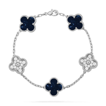 [⭐Sparkve]CLOVER 5 MOTIF PIETERSITE BRACELET COLLECTION