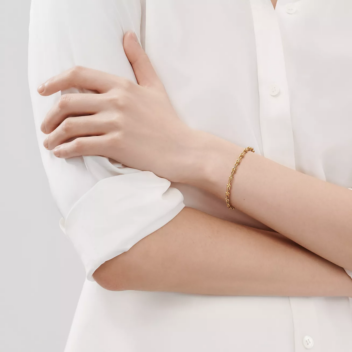 [⭐Sparkve Jewels]HARDWEAR MICRO LINK 44 MOTIF GOLD BRACELET