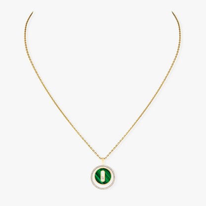 [⭐Sparkve]Demo MOVE 1 DIAMOND MALACHITE GOLD DIAMOND NECKLACE