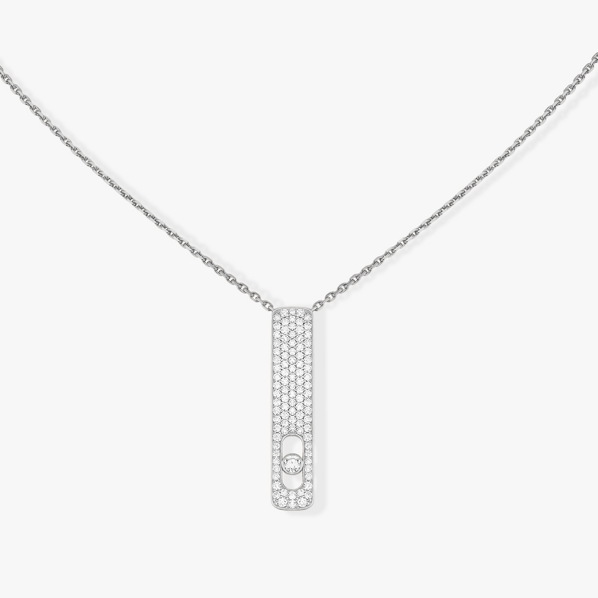 [⭐Sparkve]MY FIRST DIAMOND PAVED NECKLACE