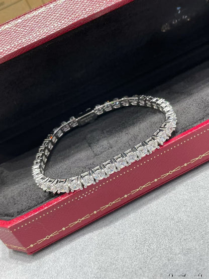 [⭐Sparkve jewelrys]TENNIS BRACELET WITH FULL DIAMOND SETTING