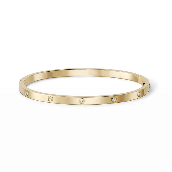 [⭐Sparkve]LOVE BRACELET 3.65MM 10 DIAMONDS