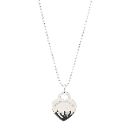 [⭐Sparkve Jewels]COLOUR HEART SPLASH TAG NECKLACE