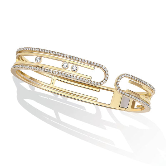 [⭐Sparkve]MOVE 10TH PAVED DIAMOND BRACELET
