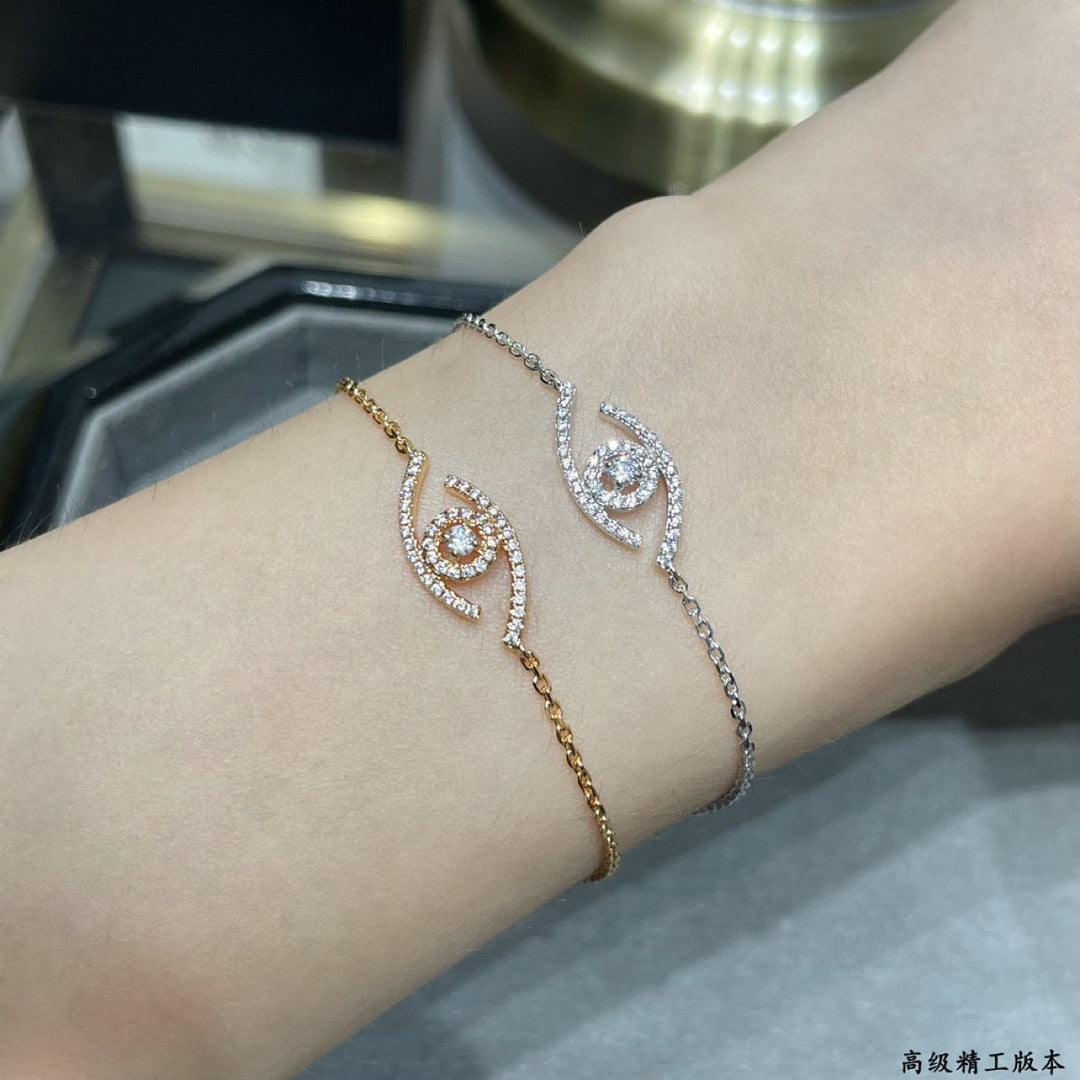 [⭐Sparkve]Demo Eye Pave-Set Diamond Bracelet