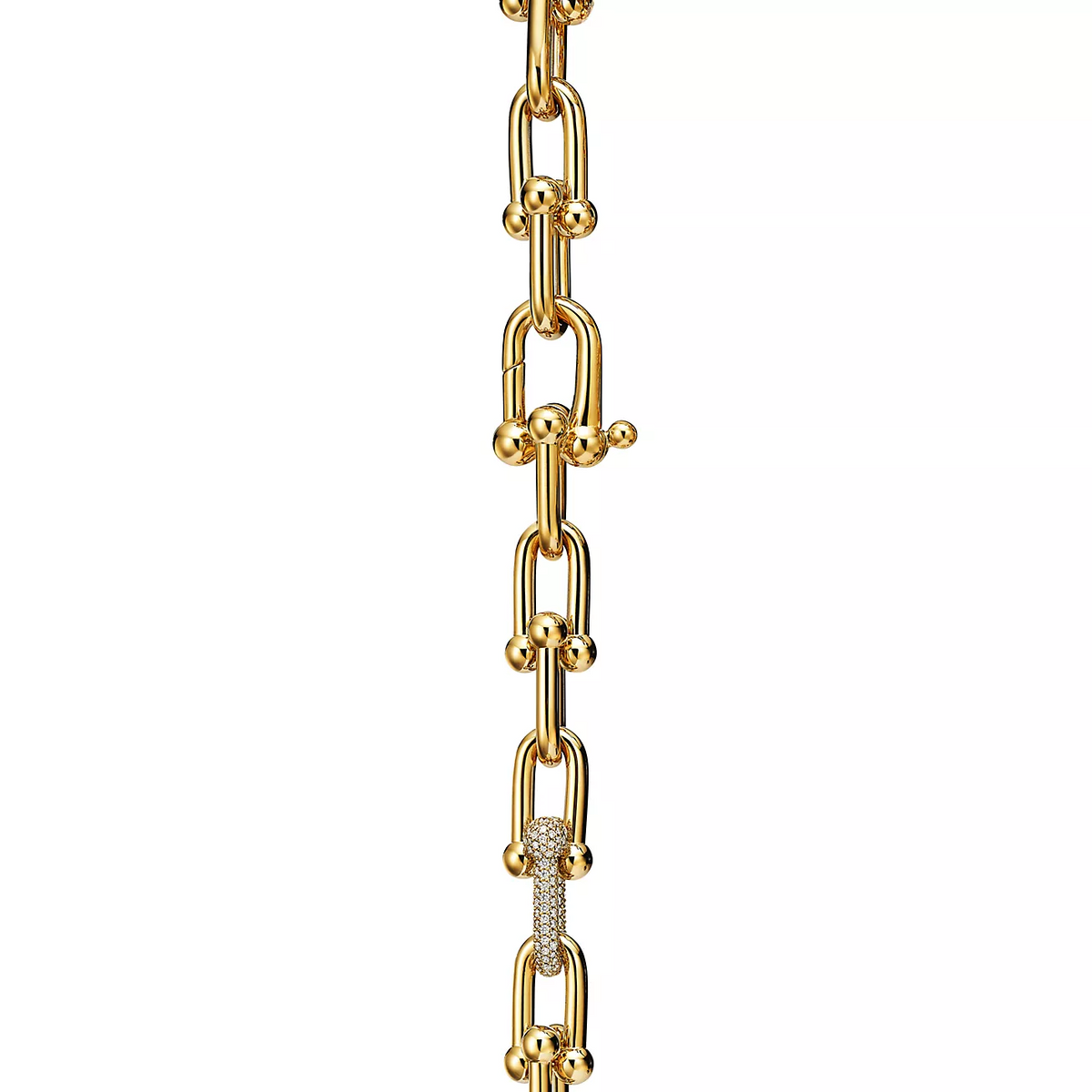 [⭐Sparkve Jewels]HARDWEAR LARGE LINK GOLD DIAMOND BRACELET