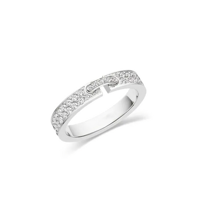 [⭐Sparkve]ALLIANCE LIENS VIDENCE PAVED DIAMOND 4MM RING