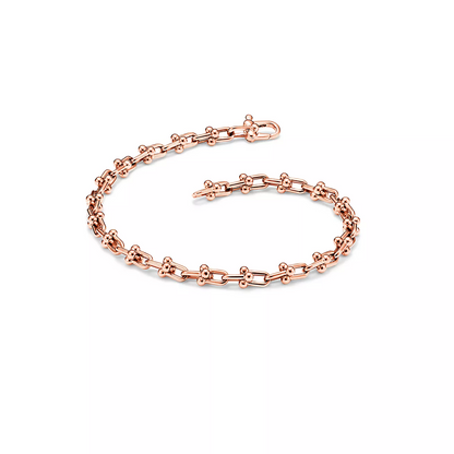 [⭐Sparkve Jewels]HARDWEAR MICRO LINK 44 MOTIF PINK GOLD BRACELET