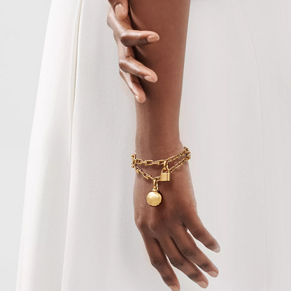[⭐Sparkve Jewels]HARDWEAR SMALL WRAP GOLD BRACELET