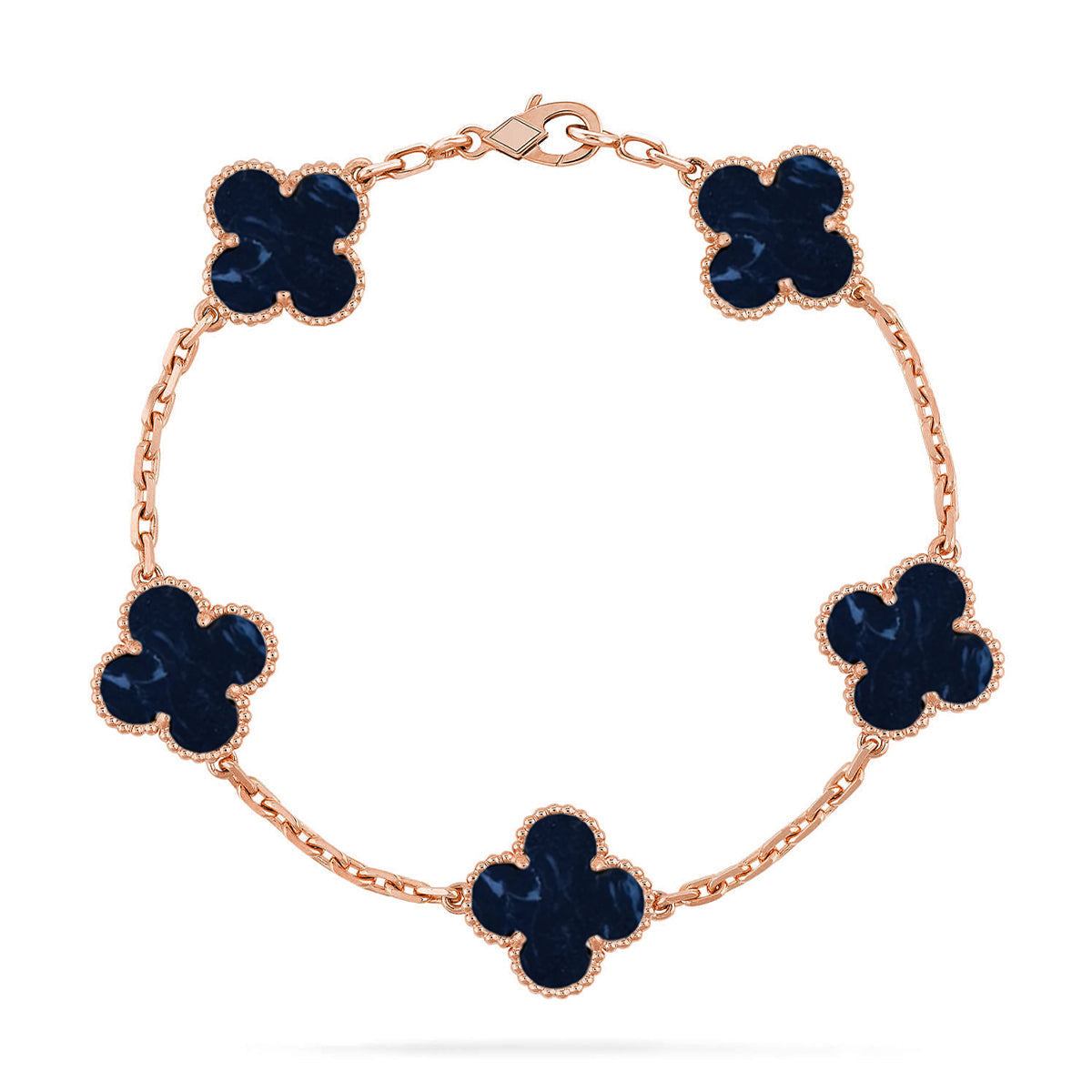 [⭐Sparkve]CLOVER 5 MOTIF PIETERSITE BRACELET COLLECTION