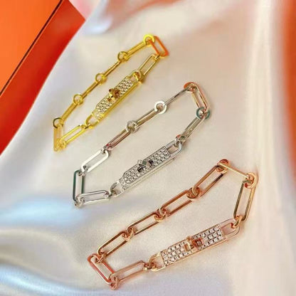 [⭐Sparkve]CHAINE BRACELET SMALL MODEL DIAMOND