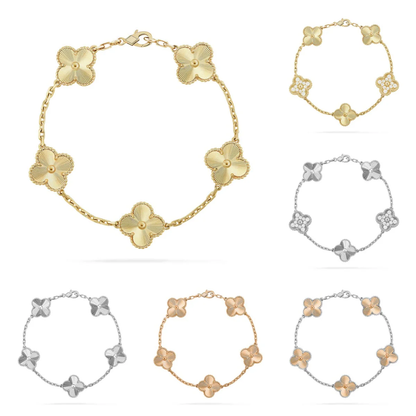 [⭐Sparkve] CLOVER 5 MOTIF LASER BRACELET COLLECTION