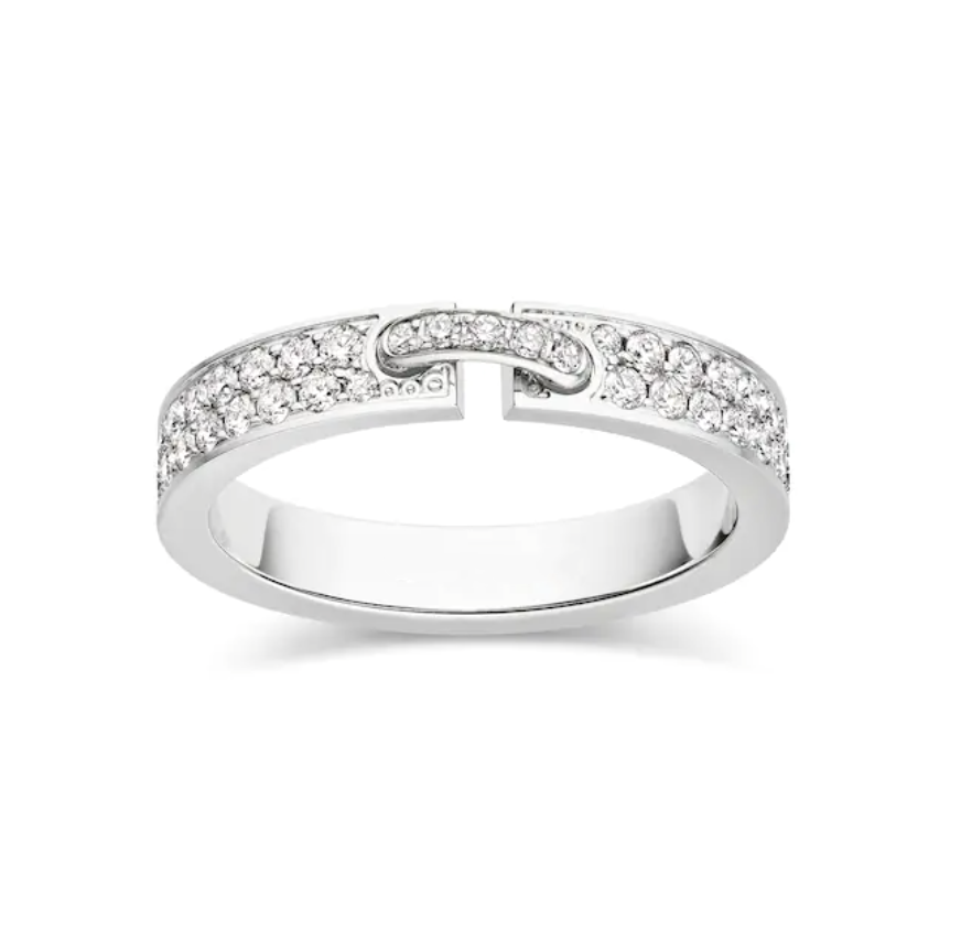[⭐Sparkve]ALLIANCE LIENS VIDENCE PAVED DIAMOND 4MM RING