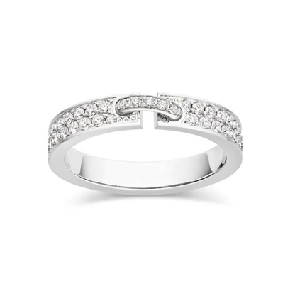 [⭐Sparkve]ALLIANCE LIENS VIDENCE PAVED DIAMOND 4MM RING