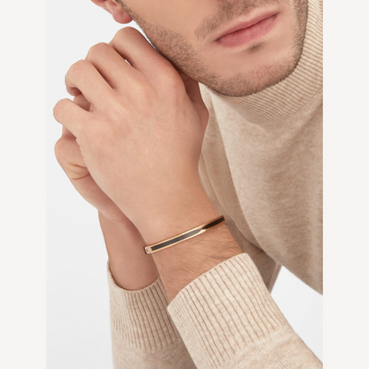 [⭐Sparkve]ZERO 1 PINK GOLD WITH BLACK CERAMIC BRACELET