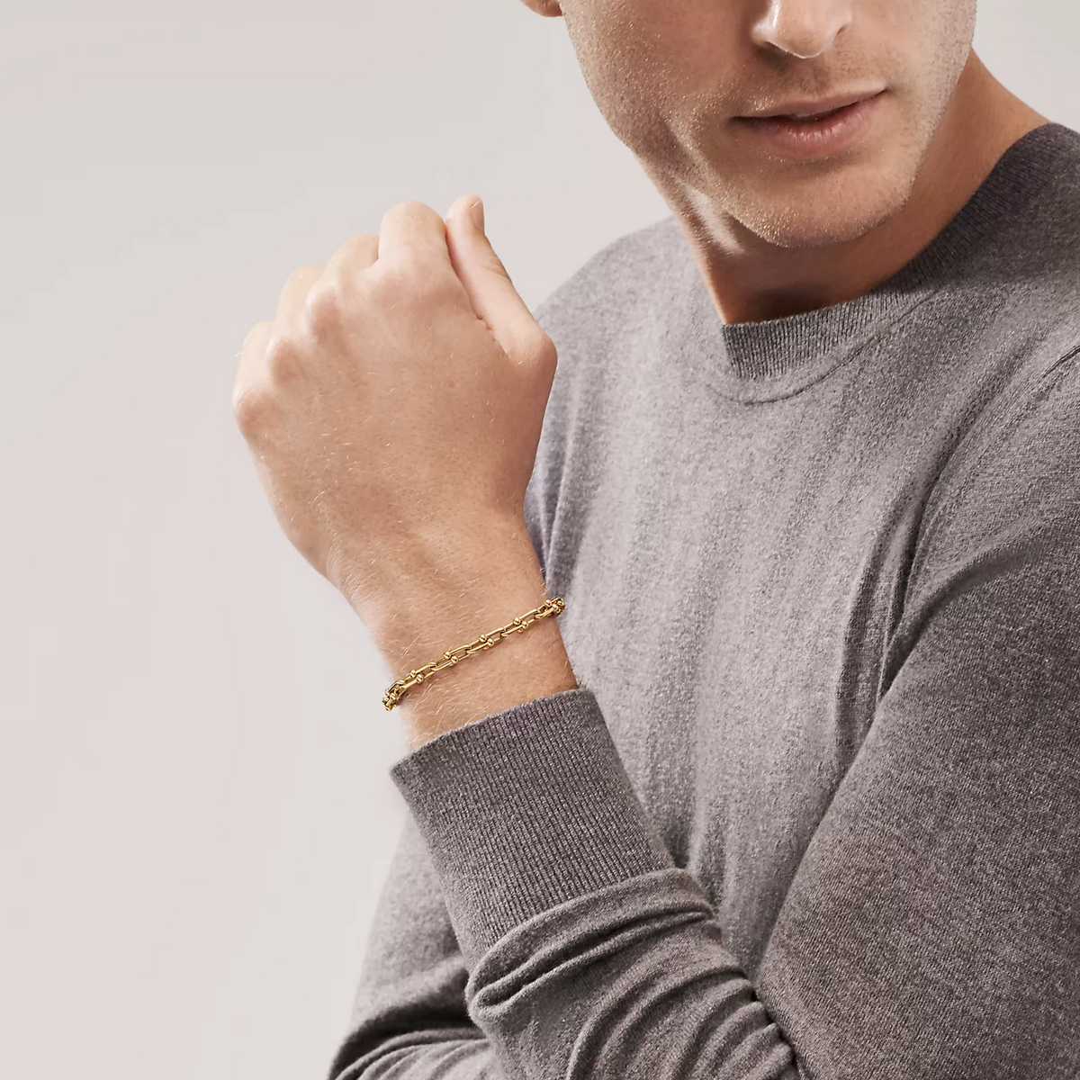 [⭐Sparkve Jewels]HARDWEAR SMALL LINK 26 MOTIF GOLD BRACELET
