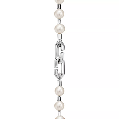 [⭐Sparkve Jewels]PEARL 7-8MM SILVER BRACELET