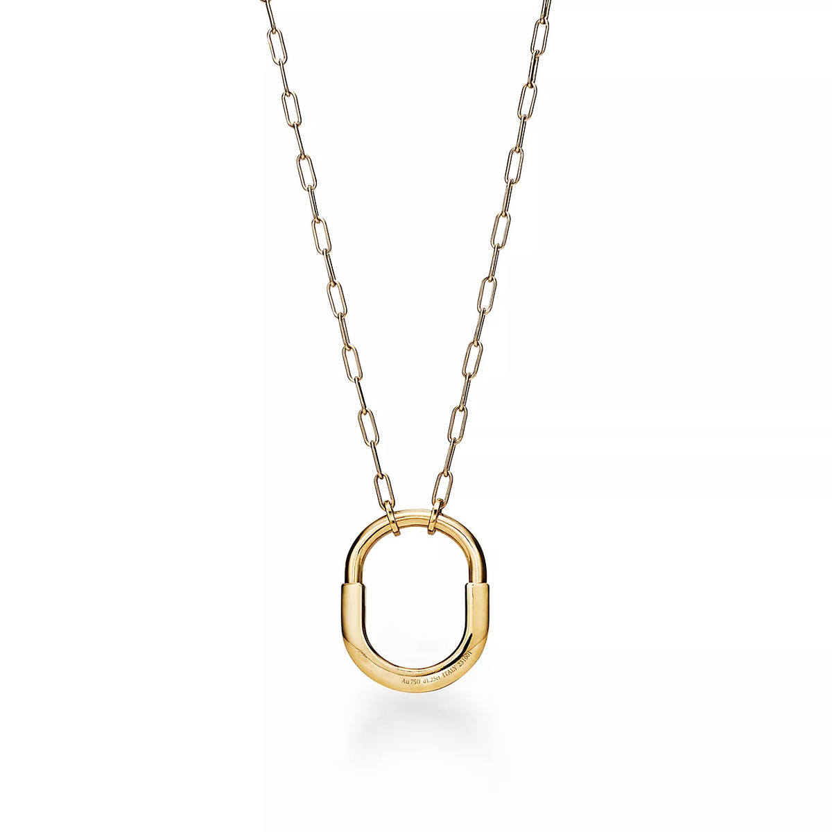 [⭐Sparkve Jewels]LOCK NECKLACE MEDIUM PENDANT GOLD PAVED DIAMONDS