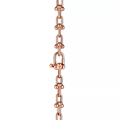 [⭐Sparkve Jewels]HARDWEAR MICRO LINK 44 MOTIF PINK GOLD BRACELET