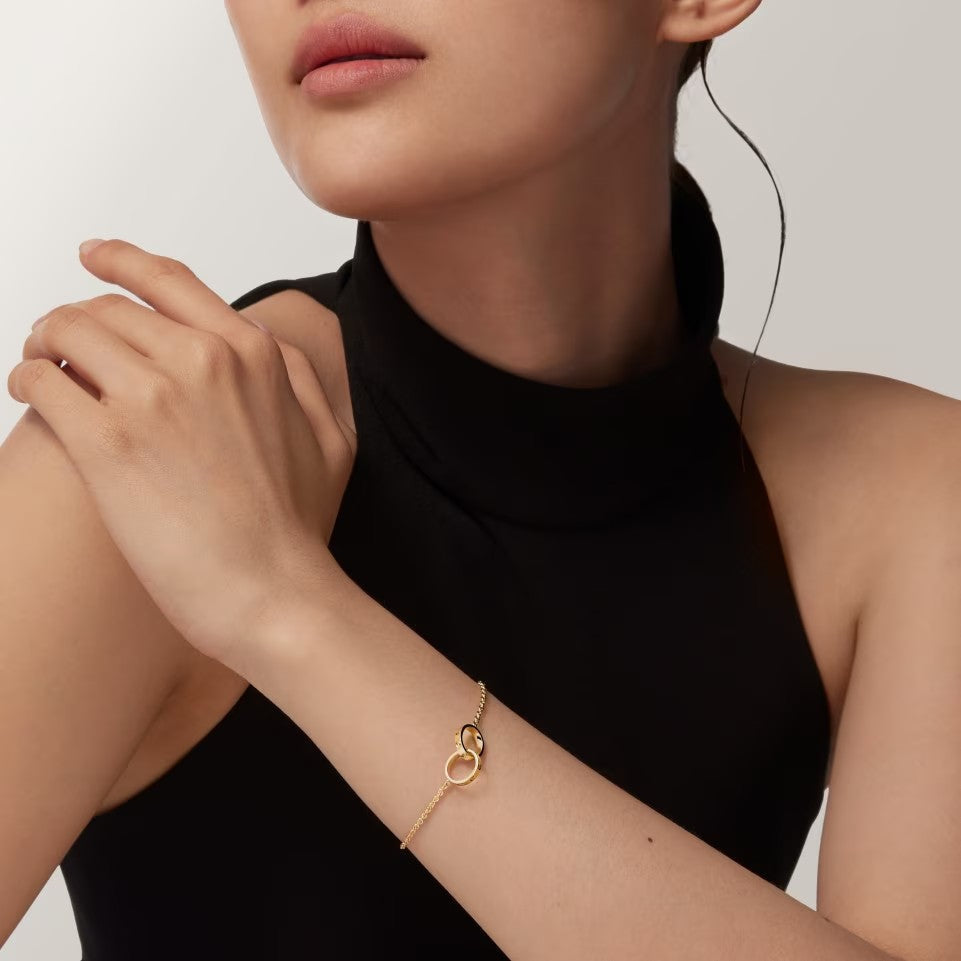 [⭐Sparkve]LOVE BRACELET DOUBLE RING