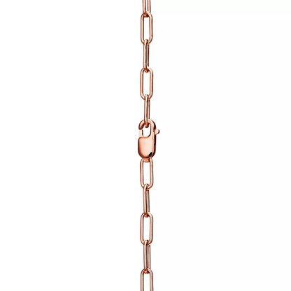 [⭐Sparkve Jewels]LOCK NECKLACE MEDIUM PENDANT PINK GOLD PAVED DIAMONDS