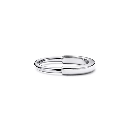 [⭐Sparkve Jewels]LOCK RING SILVER