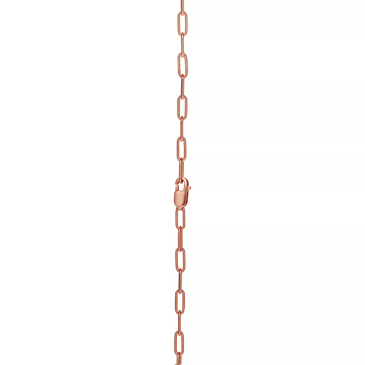 [⭐Sparkve Jewels]LOCK MEDIUM PENDANT PINK DIAMOND PINK GOLD NECKLACE