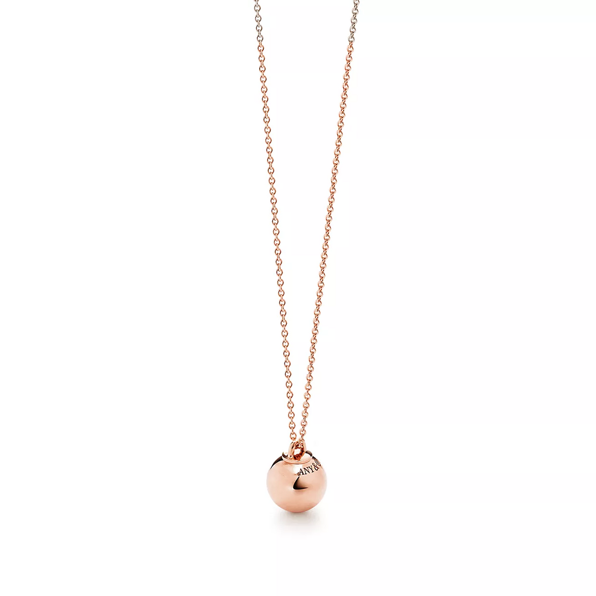 [⭐Sparkve Jewels]BALL PENDANT 12.75MM NECKLACE