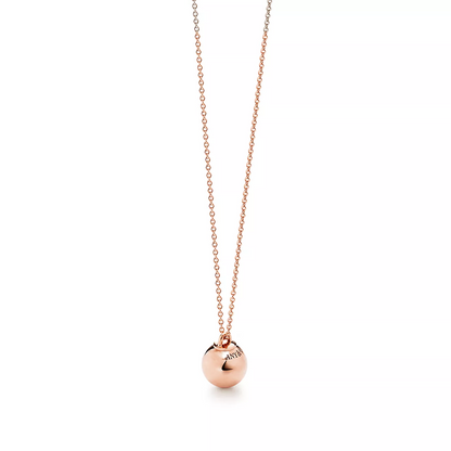 [⭐Sparkve Jewels]BALL PENDANT 12.75MM NECKLACE