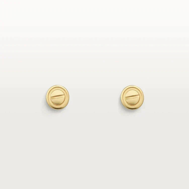 [⭐Sparkve]LOVE EARRINGS GOLD 10MM
