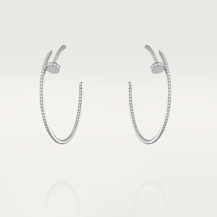 [⭐Sparkve]JUSTE EARRINGS FULL DIAMONDS 1.8MM