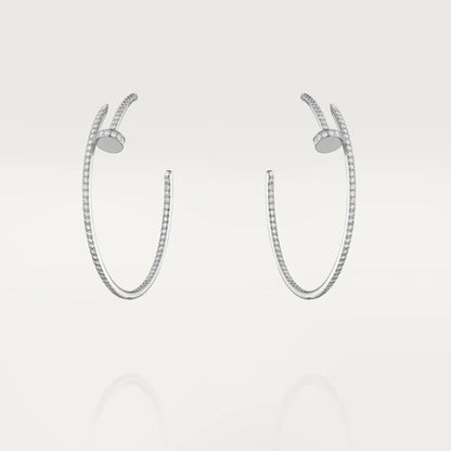 [⭐Sparkve]JUSTE EARRINGS FULL DIAMONDS 1.8MM