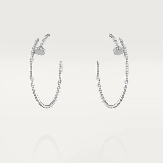 [⭐Sparkve]JUSTE EARRINGS FULL DIAMONDS 1.8MM