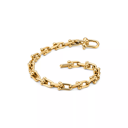 [⭐Sparkve Jewels]HARDWEAR SMALL LINK 26 MOTIF GOLD BRACELET