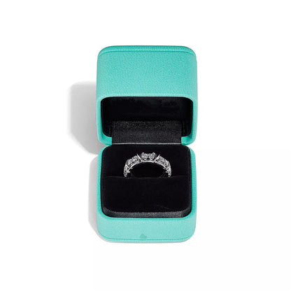 [⭐Sparkve Jewels]SIXTEEN STONE SILVER RING