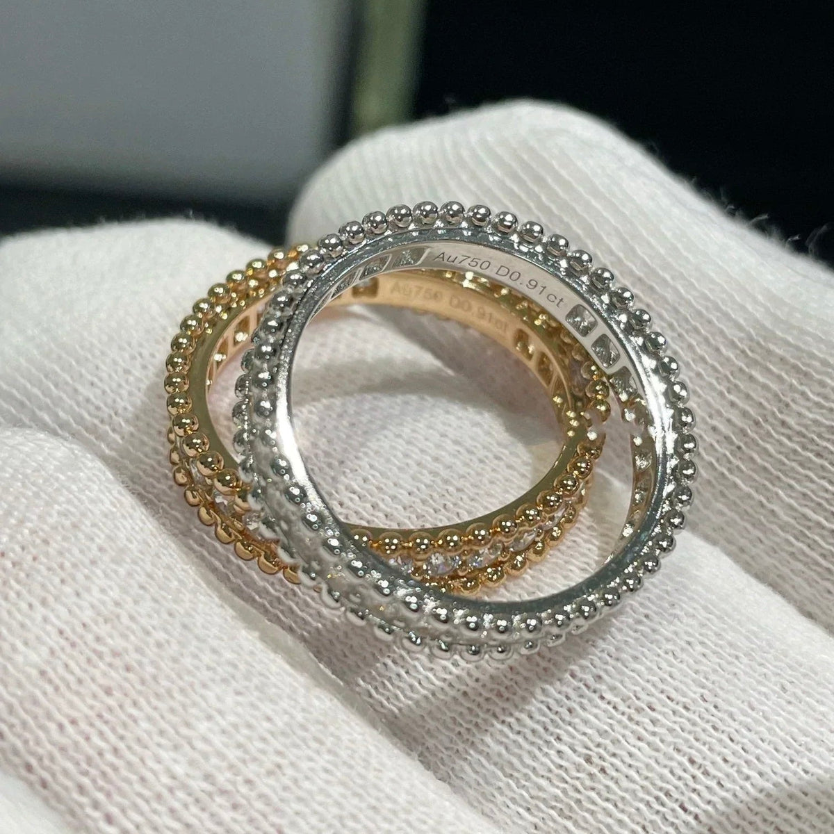 [⭐Sparkve]PERLEE DIAMOND ROSE GOLD RING