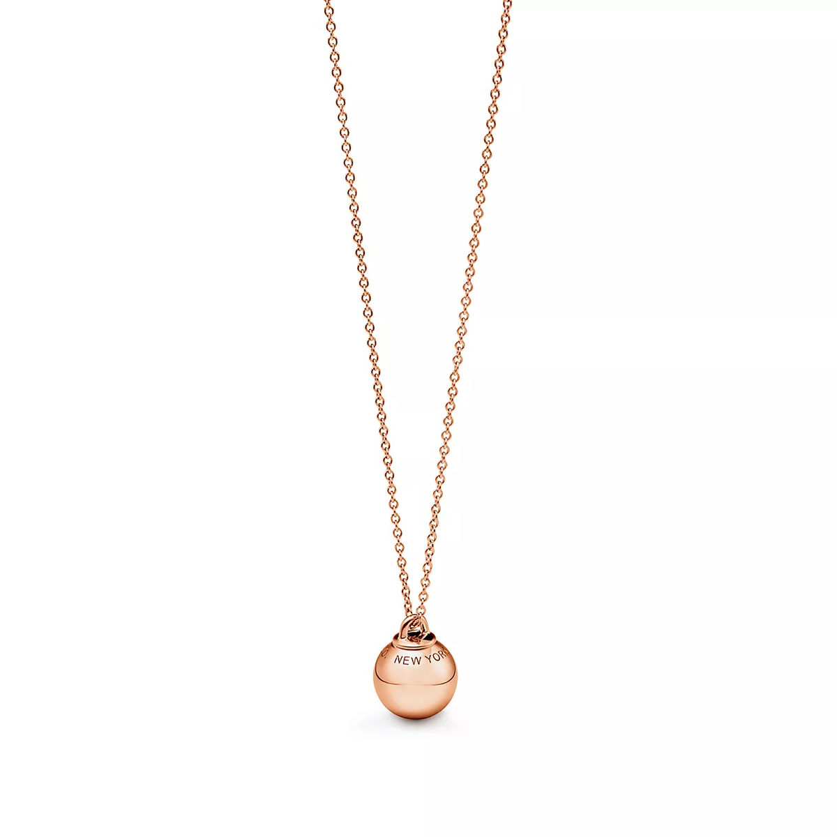 [⭐Sparkve Jewels]BALL PENDANT 12.75MM NECKLACE