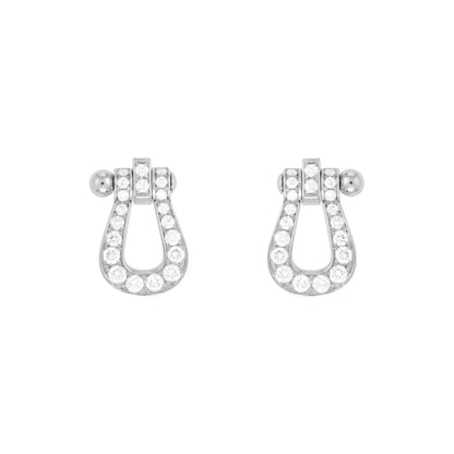 [⭐Sparkve]FORCE 10 FULL DIAMOND STUD EARRINGS MINI MODEL