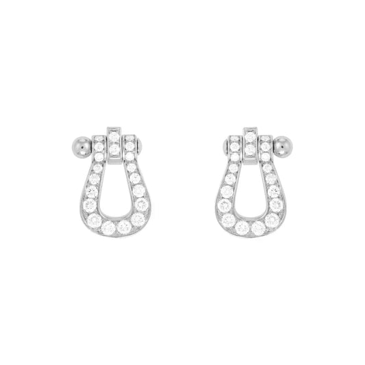 [⭐Sparkve]FORCE 10 FULL DIAMOND STUD EARRINGS MINI MODEL