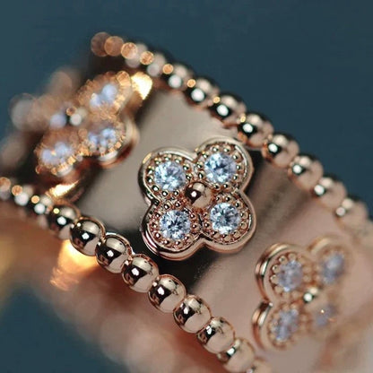 [⭐Sparkve]CLOVER KALEIDOSCOPE RING 10MM
