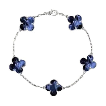[⭐Sparkve]CLOVER 5 MOTIF PIETERSITE BRACELET COLLECTION