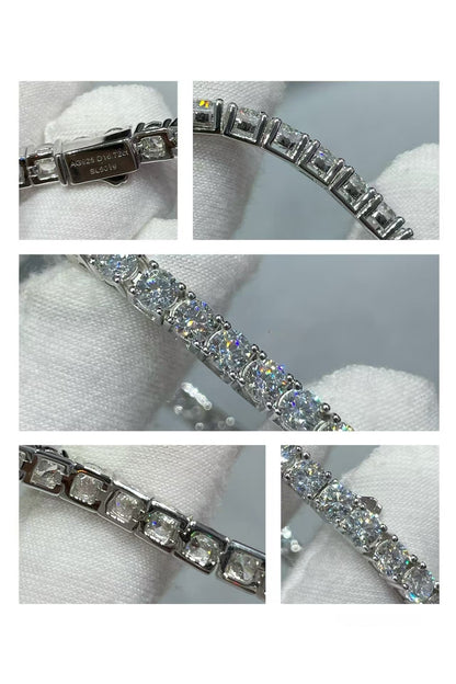 [⭐Sparkve jewelrys]TENNIS BRACELET WITH FULL DIAMOND SETTING