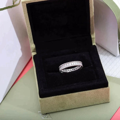 [⭐Sparkve]PERLEE DIAMOND SILVER RING